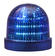 Folyamatosan világító/villogó LED jelzőfény, Ø 60 mm, Kék, 230–240 V AC, UDC