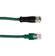 D-kódolású M12–RJ45 Ethernet-kábel, aljzat, 3 m, közvetlen