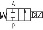 2/2 Servostyrd 3/8"-1"-flow diagram