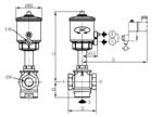 3/2 pilot operated valves air controlled 1/2"-2"-dimension drawing