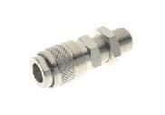 Bayonet coupling Mignon, female with clack valve, external tap, fore panelmontage