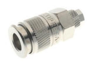 Bayonet coupling Multipresa, female with clack valve, high-speed connection