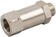 Clack valve with external-internal tap