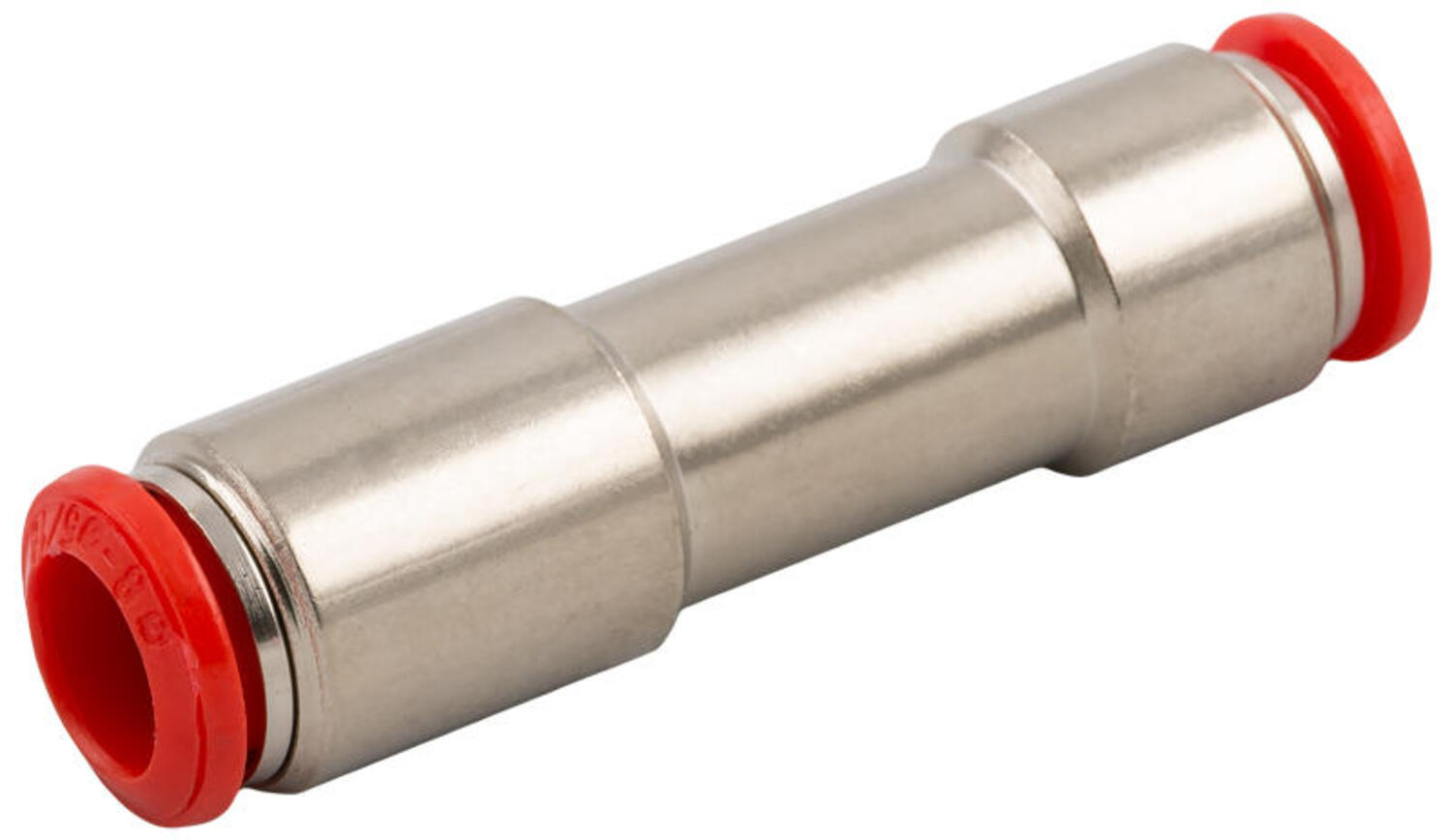 Clack valve with push-in fitting