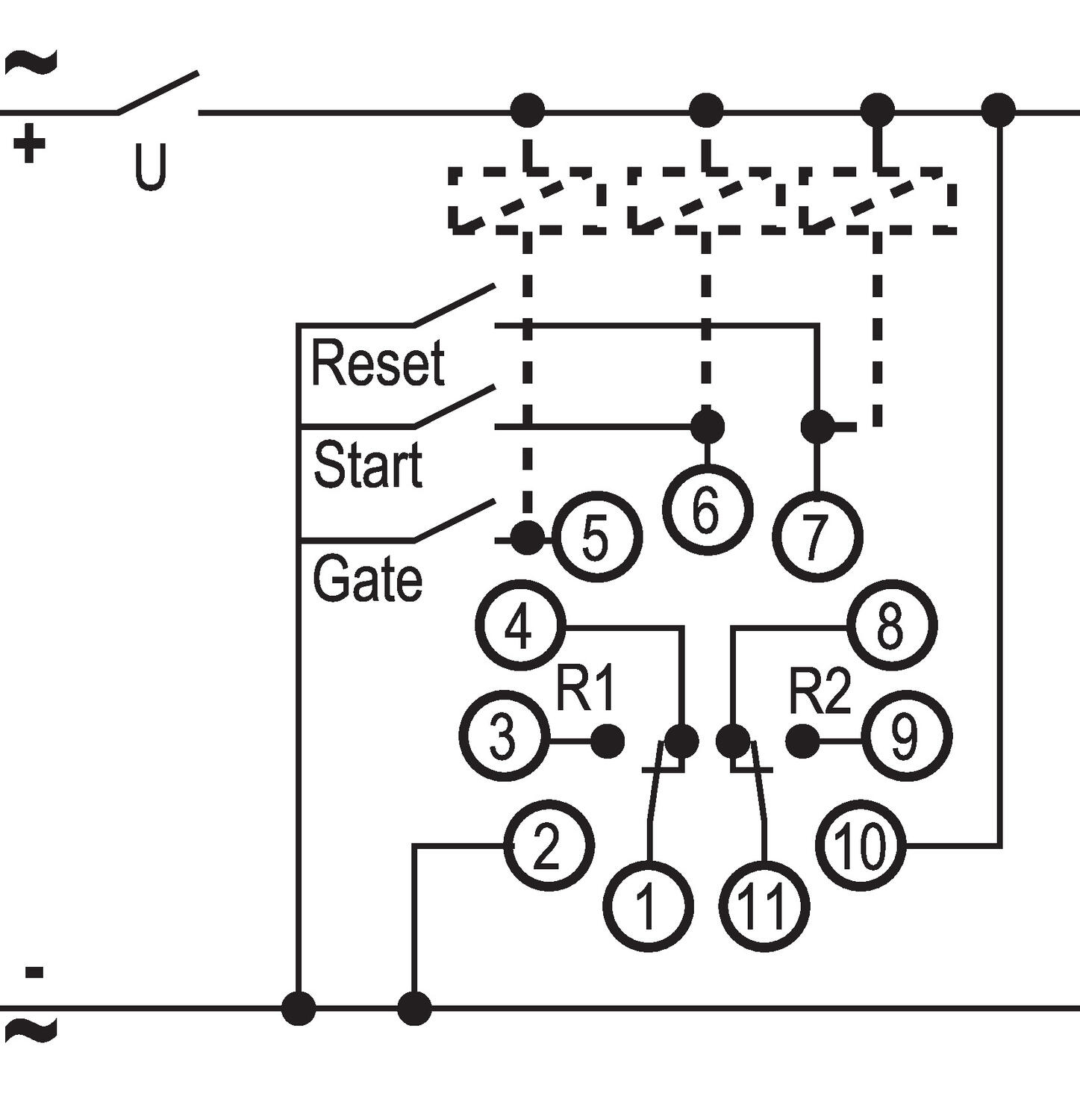 Connecting sketch TMR48U