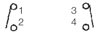 Connection sketch for impulse circuit closer, non-locking to 0 PR12