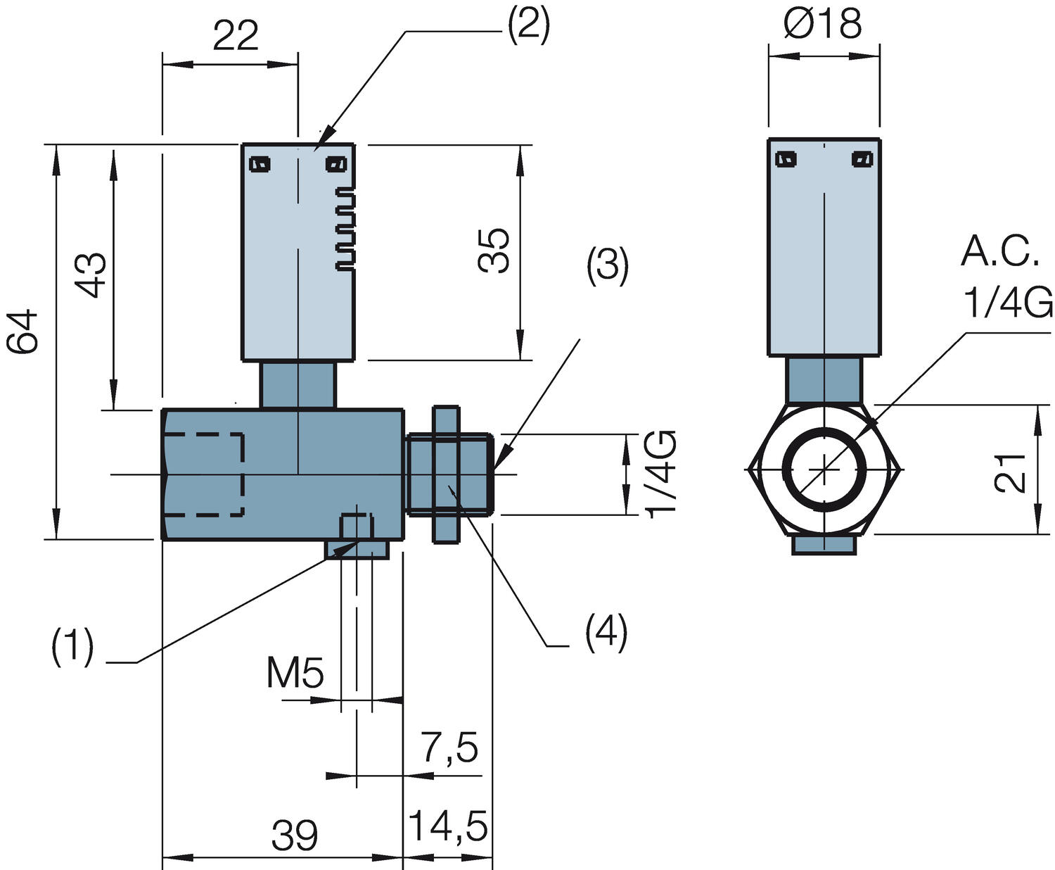 Coval VR 10-14 dimension