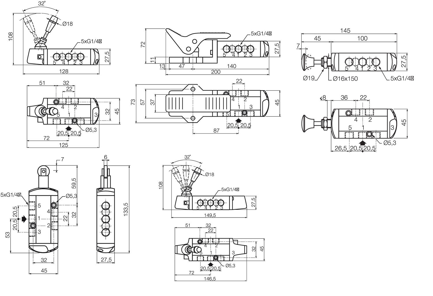 Dimension function 5/2-5/3