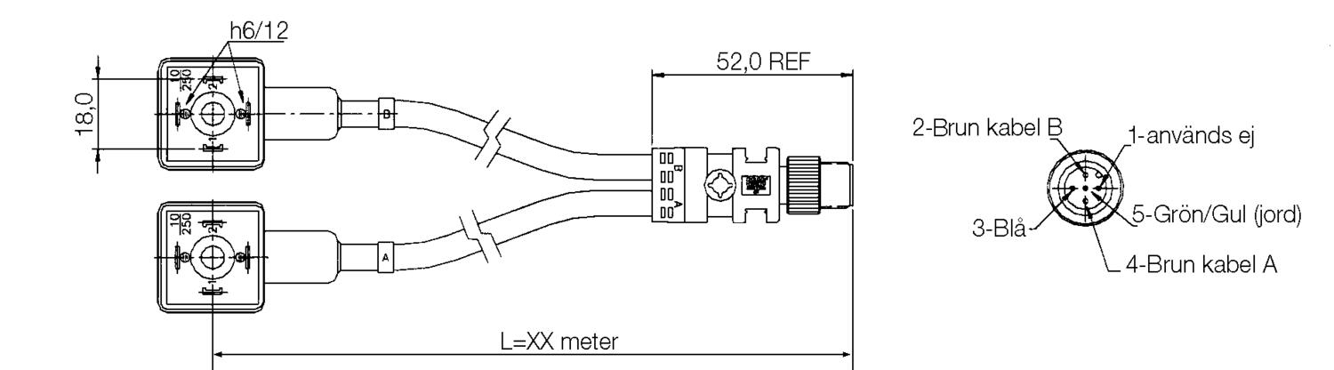 Embedded Y-cabling, size