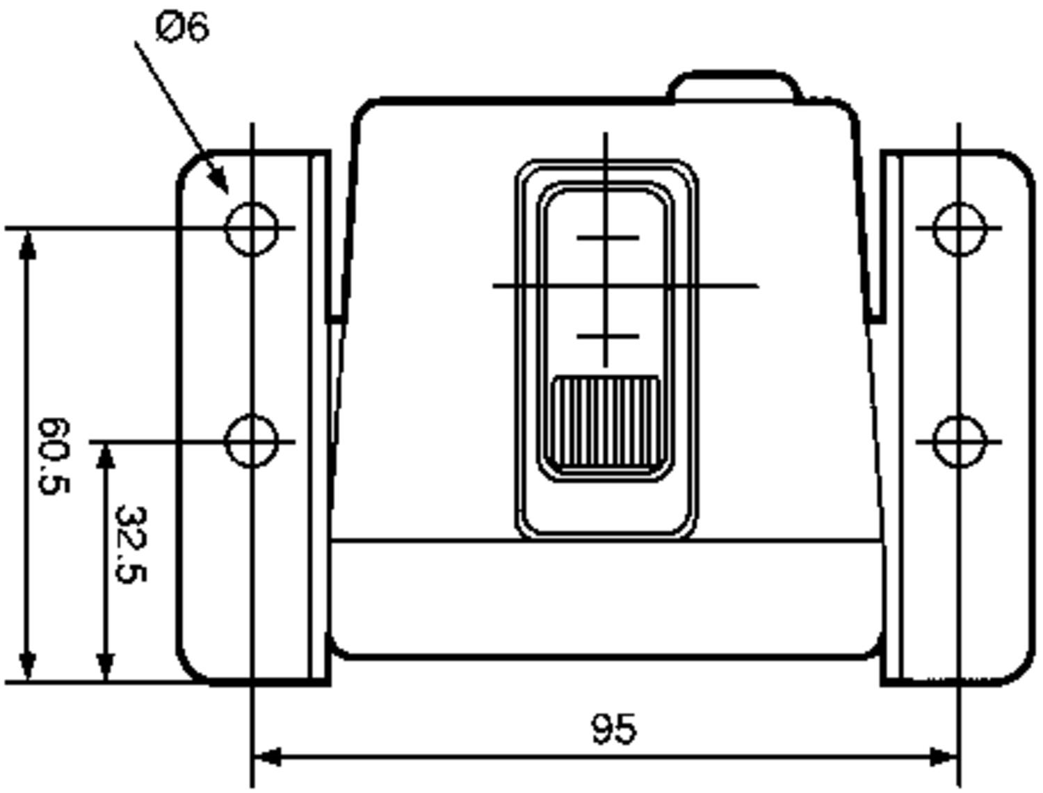Fittings Multiphotocell with small buildingdeep