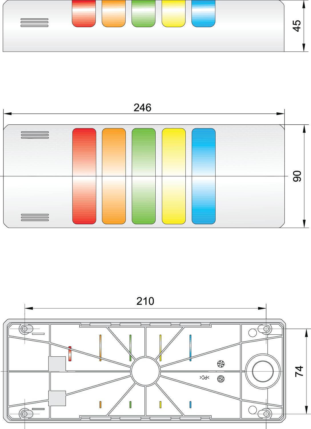 Half Dome dimensions 4.