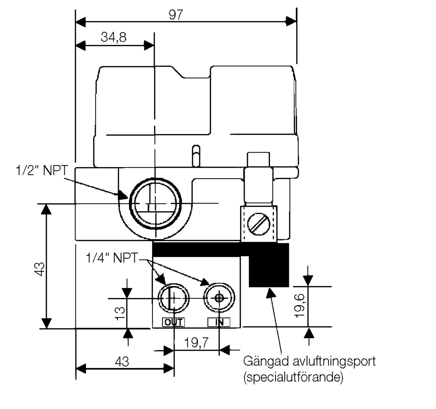 I/P-transducer, ATEX-classified 