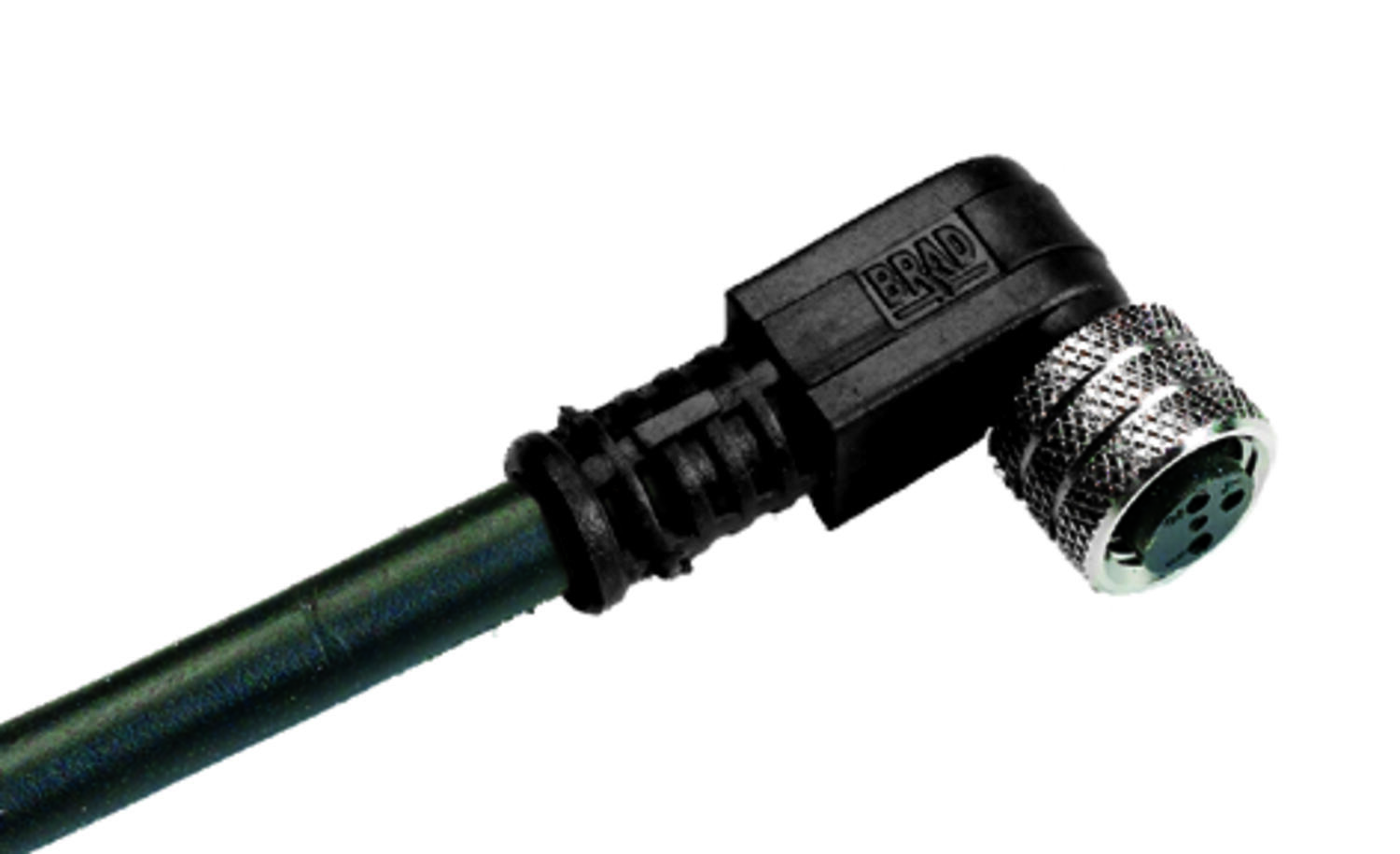 M8 fully groated cabel, angled female