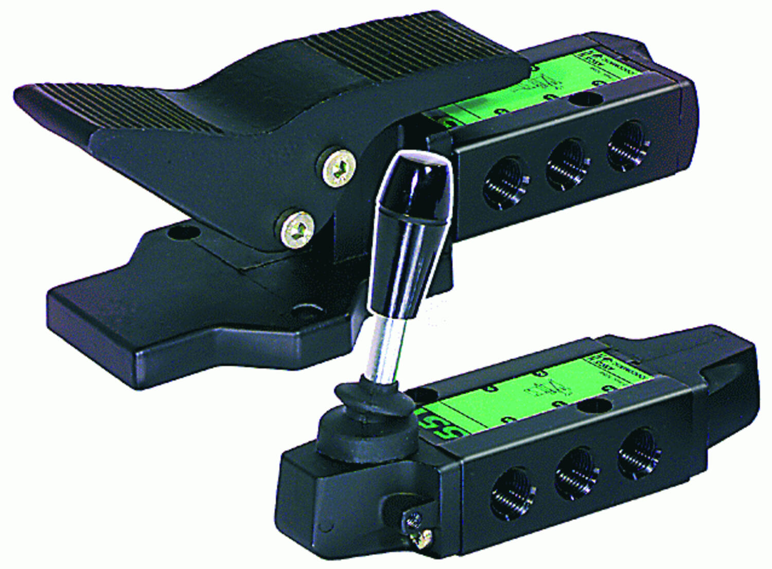 Manuel controlled 1/4" Funktion 3/2