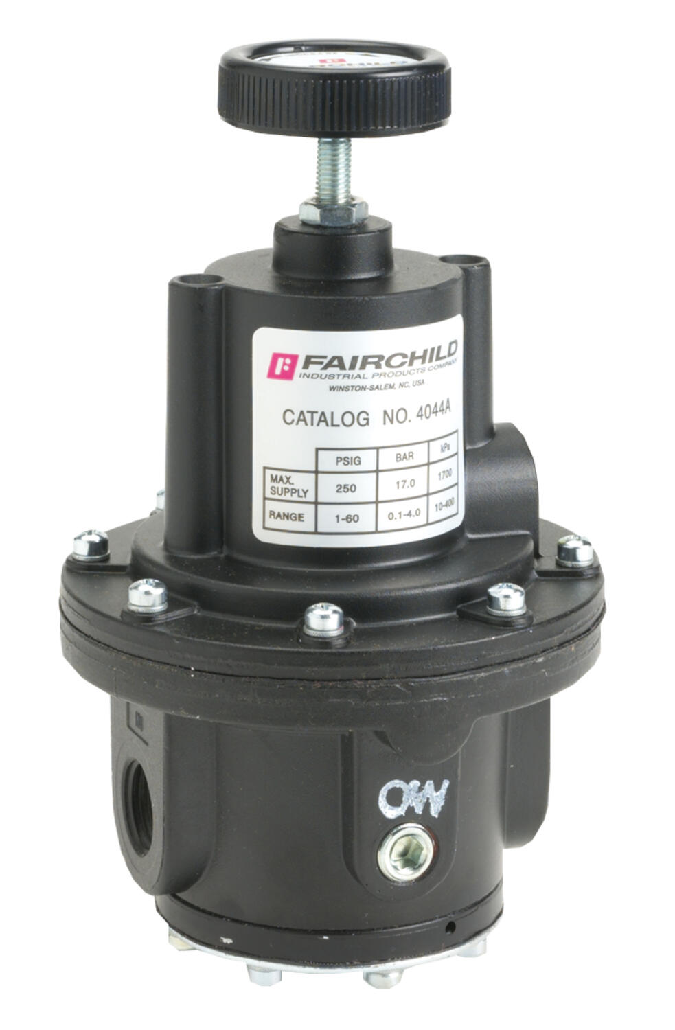 Pneumatic pressure regulators series 4000A high flows