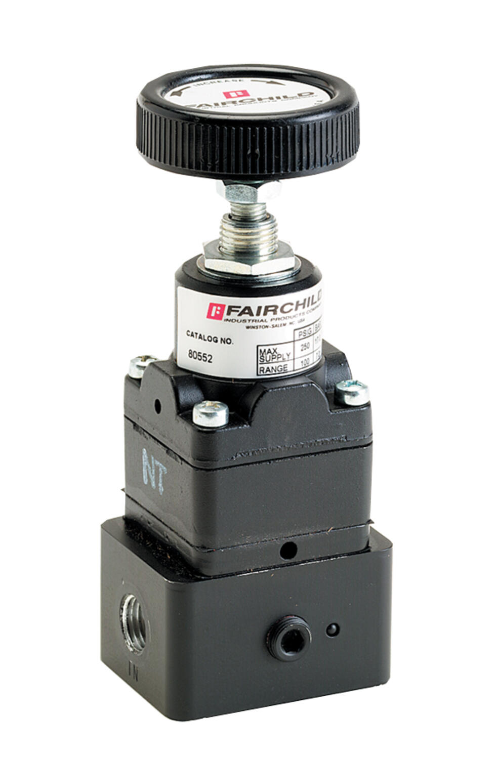 Pneumatic pressure regulators series 80D two stage adjustment