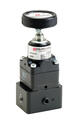 Pneumatic pressure regulators series 80D two stage adjustment