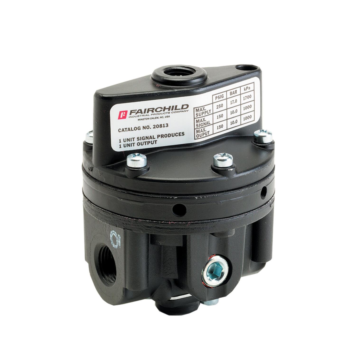 Pneumatic volume boosters serie 20