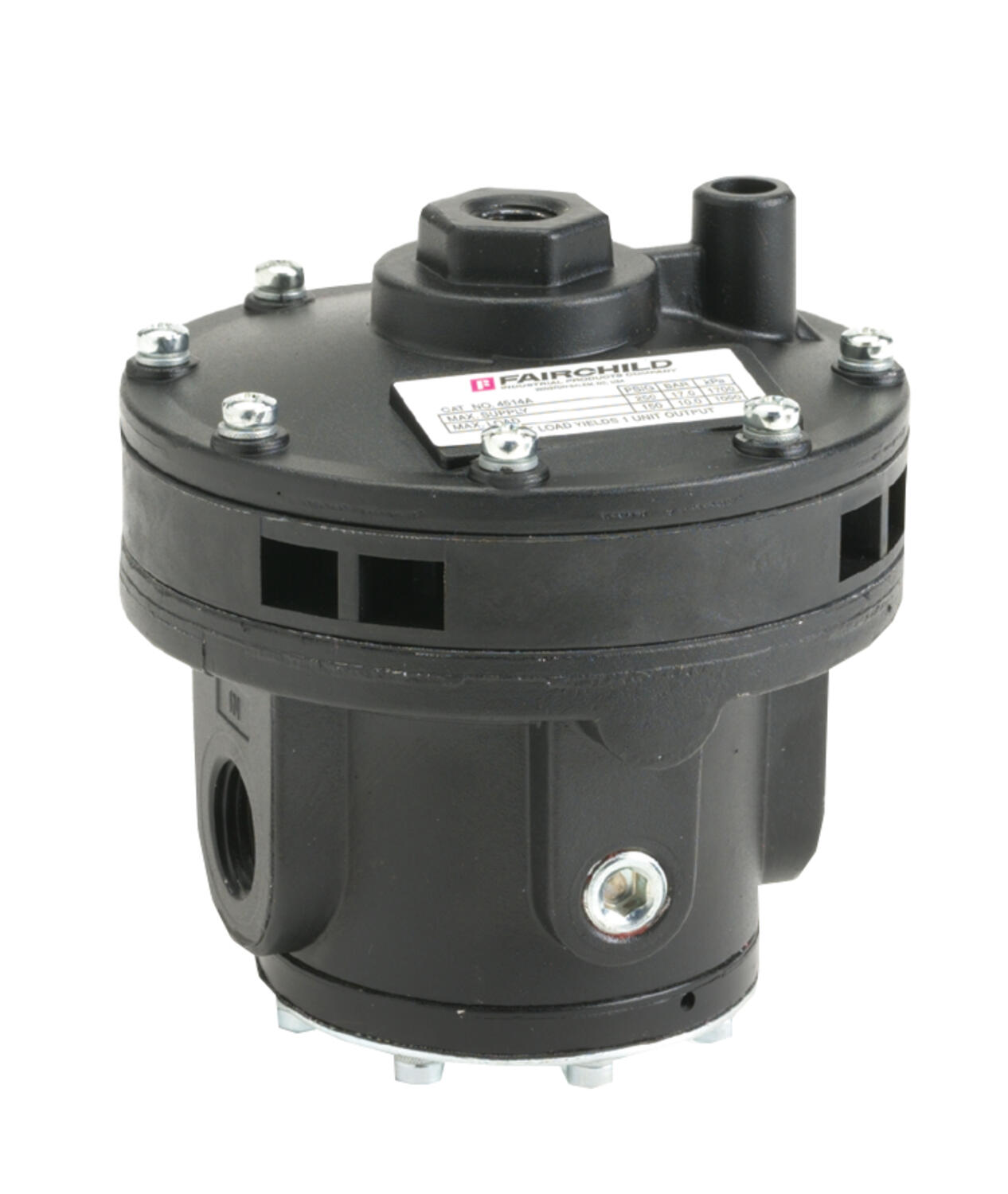 Pneumatic volume boosters series 4500A high flows