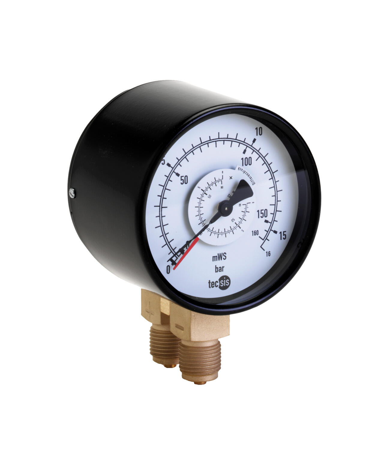 Pressure gauge, differential pressure gauge