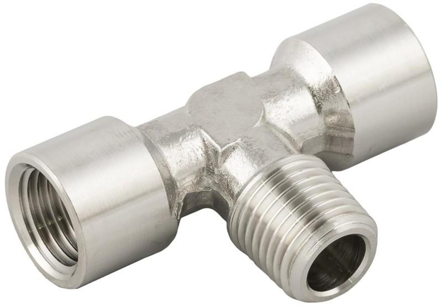 T-flue, 1x external conic, 2x internal tap