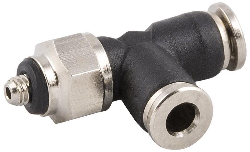 Turning T-connection, external metric tap