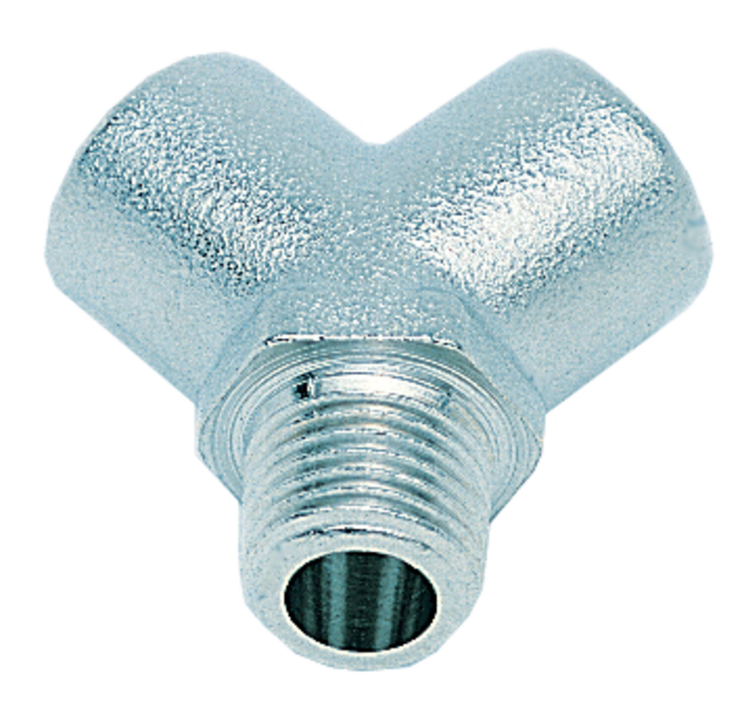 Y-flue, 1x external conic, 2x internal tap